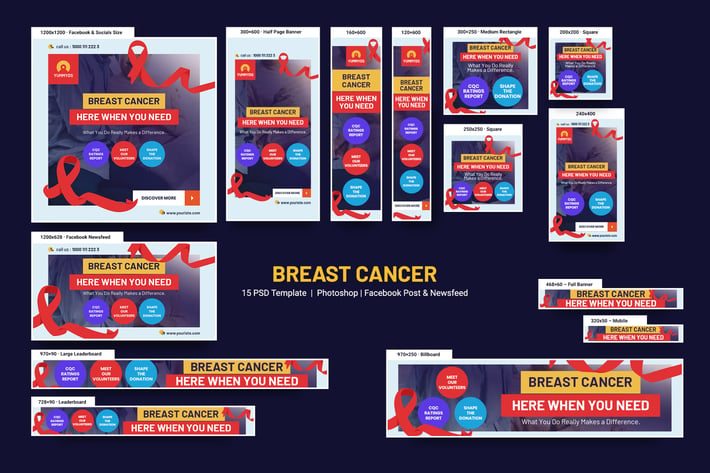 Breast Cancer Banners Ad