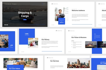 Shipping & Cargo Powerpoint Template