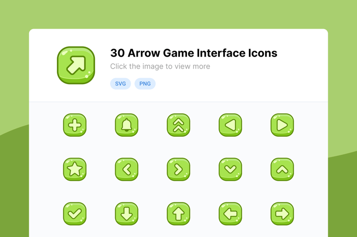 Arrow Game Interface Icons