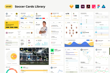 Soccer UI Cards