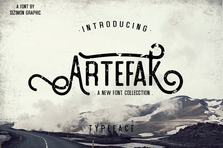 Artefak Typeface