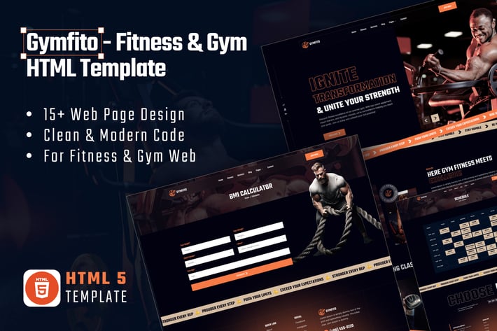 Gymfito - Fitness & Gym HTML Template
