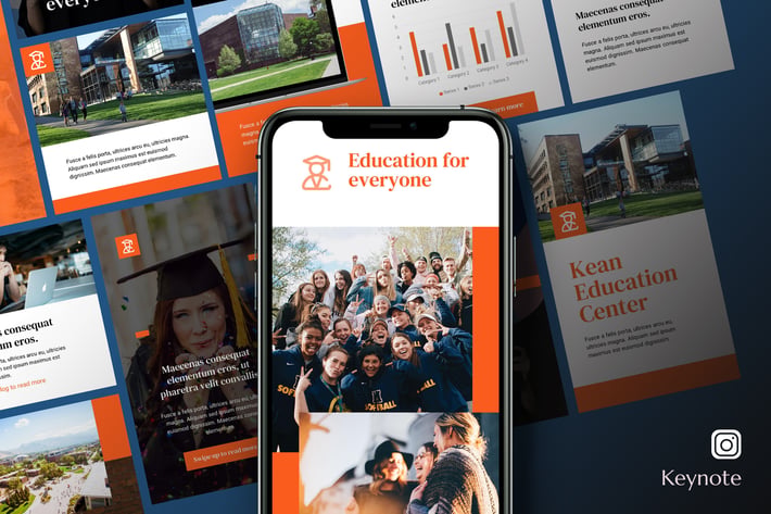 Kean - Education Instagram Kit Keynote