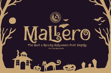 MALLERO - Halloween Font Display