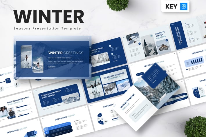 Winter - Seasons Keynote Templates