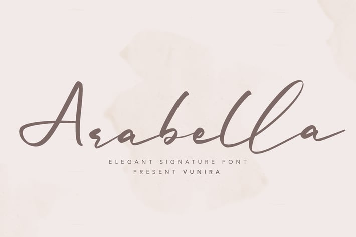 Arabella | Elegant Signature Font