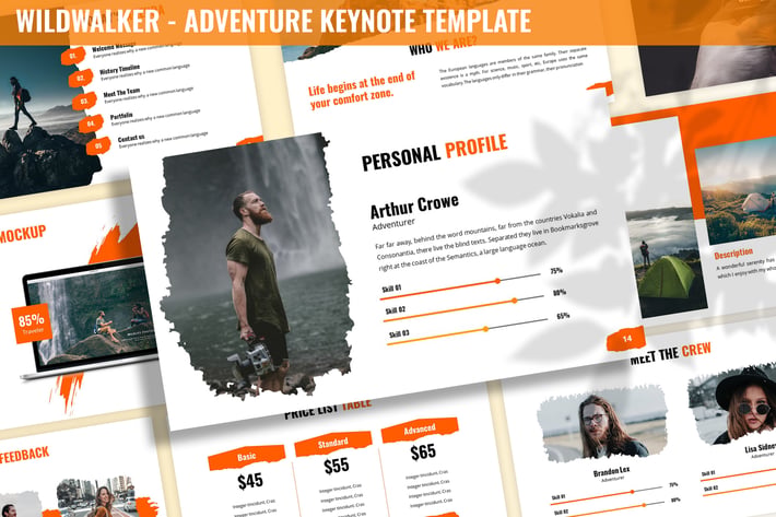 Wildwalker - Adventure Keynote Template