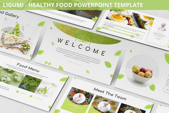 Ligumi - Healthy Food Powerpoint Template