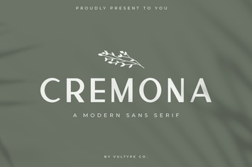 Cremona Bold - Minimal Font