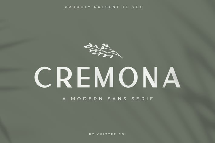 Cremona Bold - Minimal Font