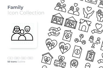 Family Outline Icon