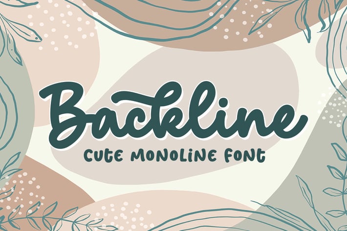 Backline Cute Script Font