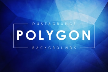 Dust & Grunge Polygonal Backgrounds