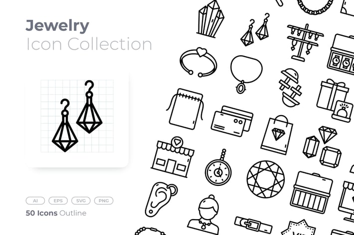 Jewelry Outline Icon