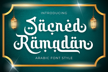 Sacred Ramadhan - Arabic Font Style
