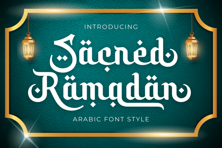 Sacred Ramadhan - Arabic Font Style