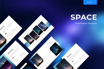 Space - Technology Keynote Presentation Template