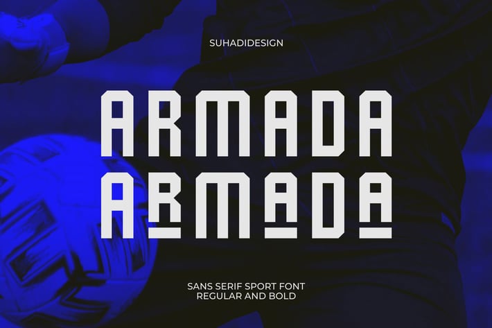 Armada | Sans Serif Sport Font