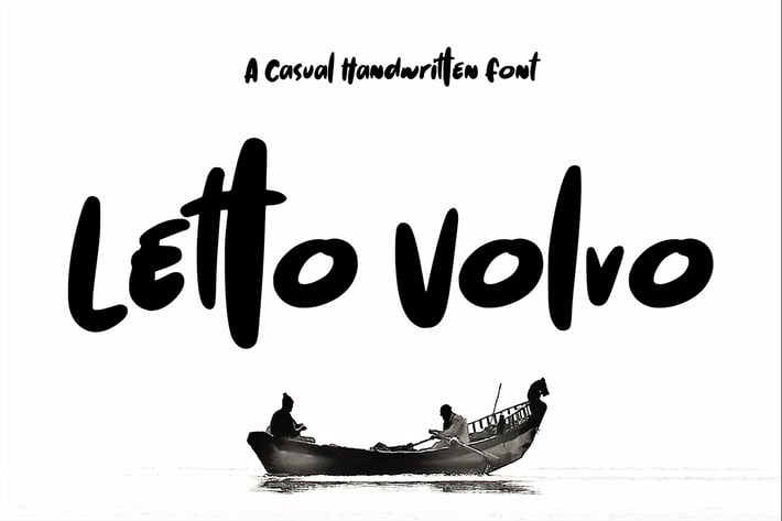 Letto Volvo - Casual Script Font