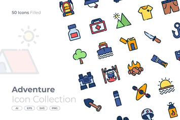 Adventure Filled Icon