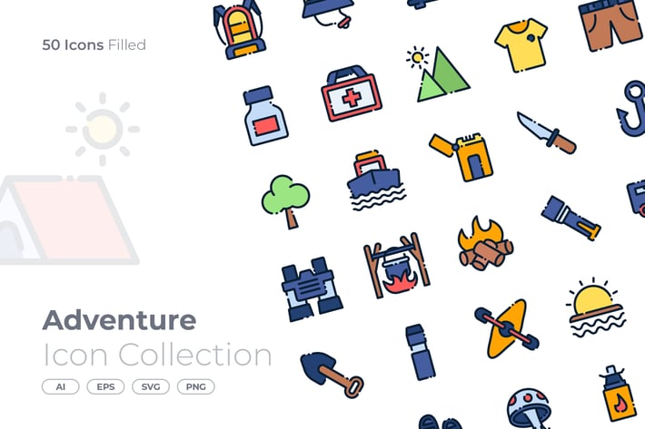 Adventure Filled Icon