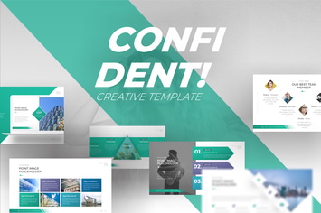 Confident Creative PowerPoint Template