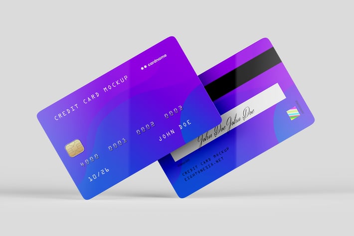 Credit Card Mock-Up Template