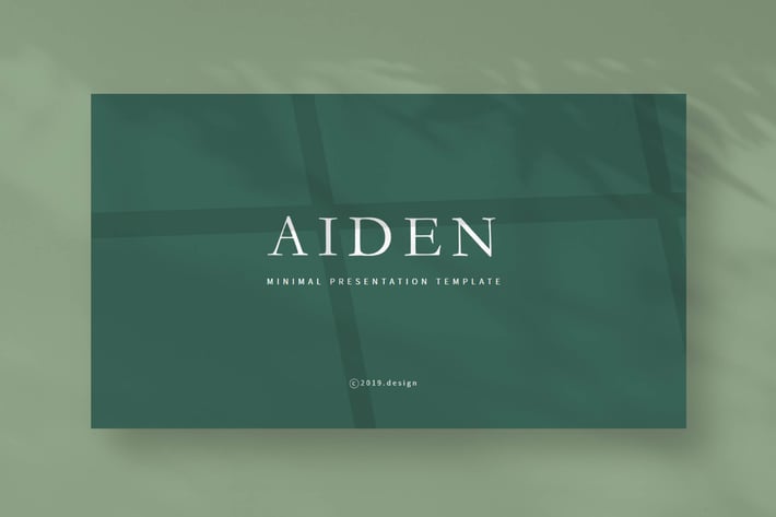 Aiden - Powerpoint Template