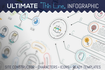 Ultimate Thin Line Infographic