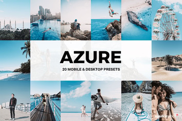 20 Azure Lightroom Presets and LUTs