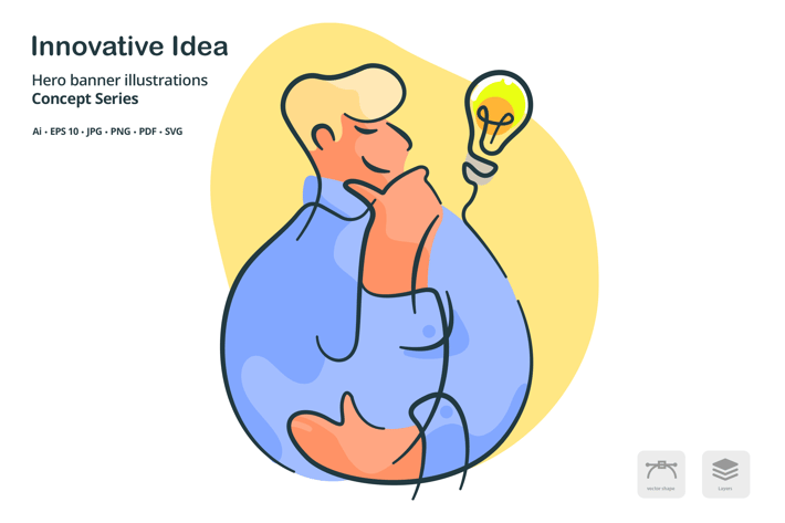 Innovative Idea Vector Illustration
