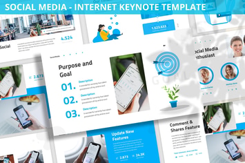 Social Media - Internet Keynote Template