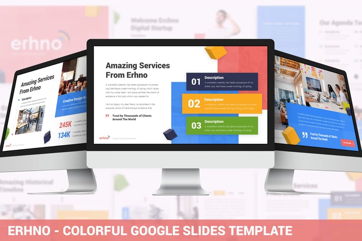 Erhno - Colorful Google Slides Template