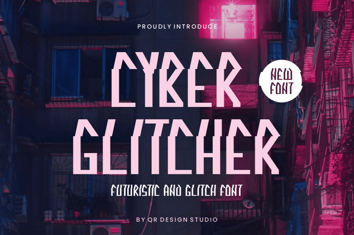 Cyber Glitcher Font