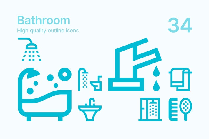 Bathroom Icons