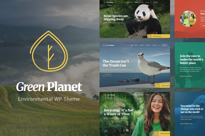 Ecology & Environment WP Theme - Green Planet