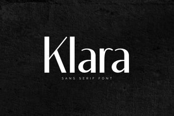 KLARA - Elegant Sans Serif Font