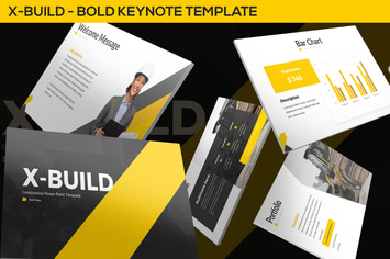 X-Build - Bold Keynote Template