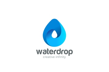 Logo Water Drop Drink Aqua Droplet