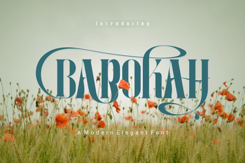 Barokah - Modern Elegant Font