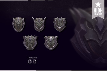 Sub Badges Blackborn Shield for Twitch