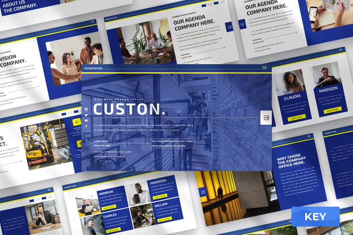 Custon - Keynote Presentation Template