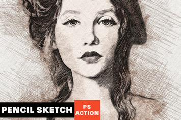 Pencil Sketch Photoshop Action