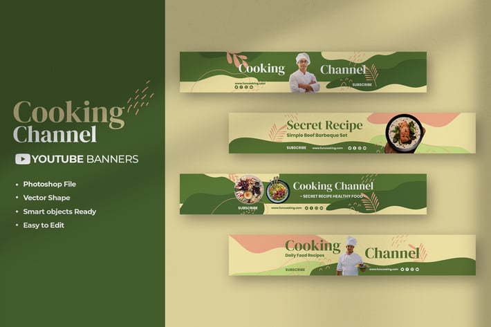 Food Channel Youtube Banners