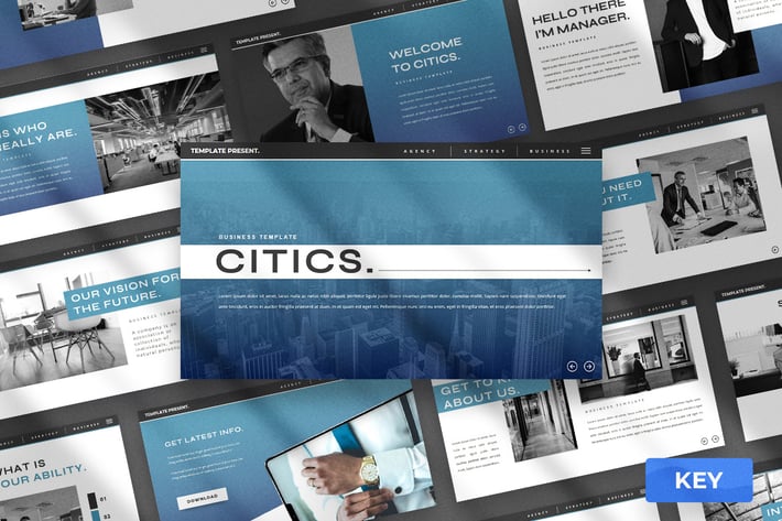 Citics - Modern Keynote Presentation Template