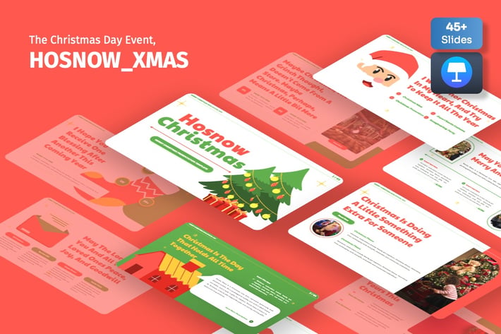 Hosnow - Merry Christmas keynote Template