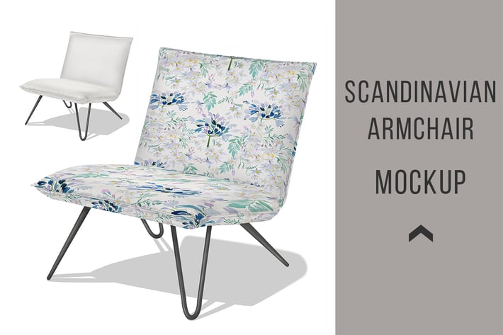 Vintage Armchair Mockup