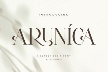 Arunica Classy Serif Font