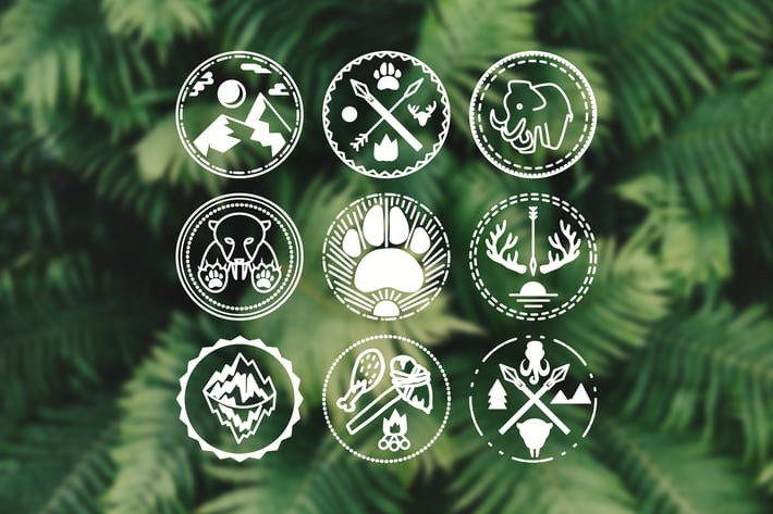 Natural Geological Symbols