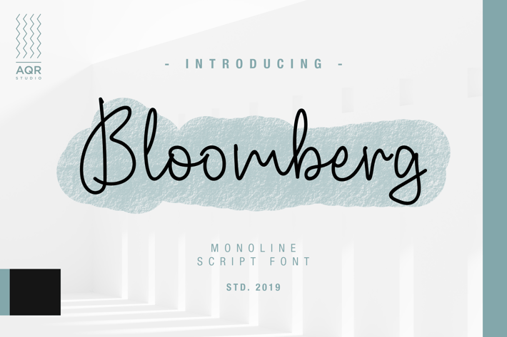 Bloomberg Script Fonts